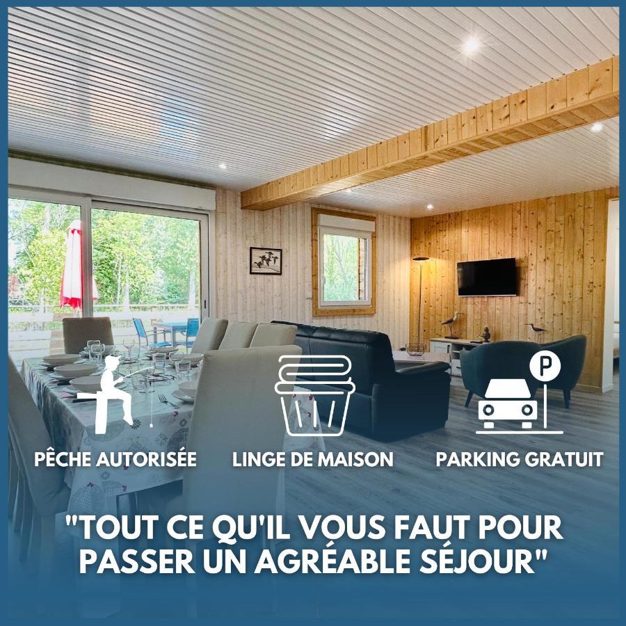 Chalet Avec Terrasse Sur Pilotis Vue Sur L'Etang Rue  Exterior photo