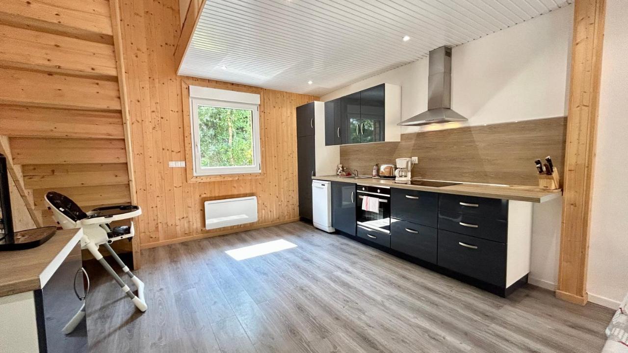 Chalet Avec Terrasse Sur Pilotis Vue Sur L'Etang Rue  Exterior photo