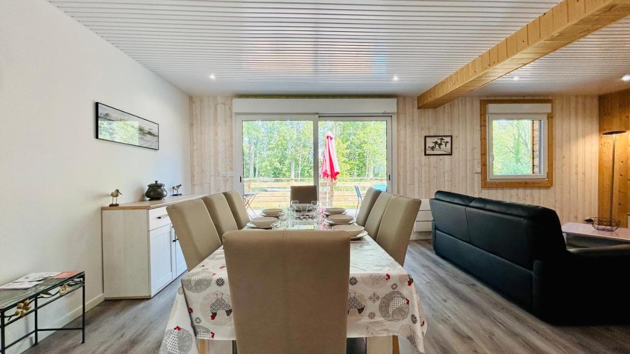 Chalet Avec Terrasse Sur Pilotis Vue Sur L'Etang Rue  Exterior photo