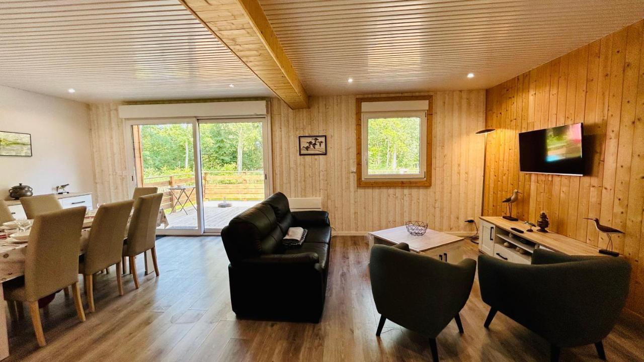 Chalet Avec Terrasse Sur Pilotis Vue Sur L'Etang Rue  Exterior photo