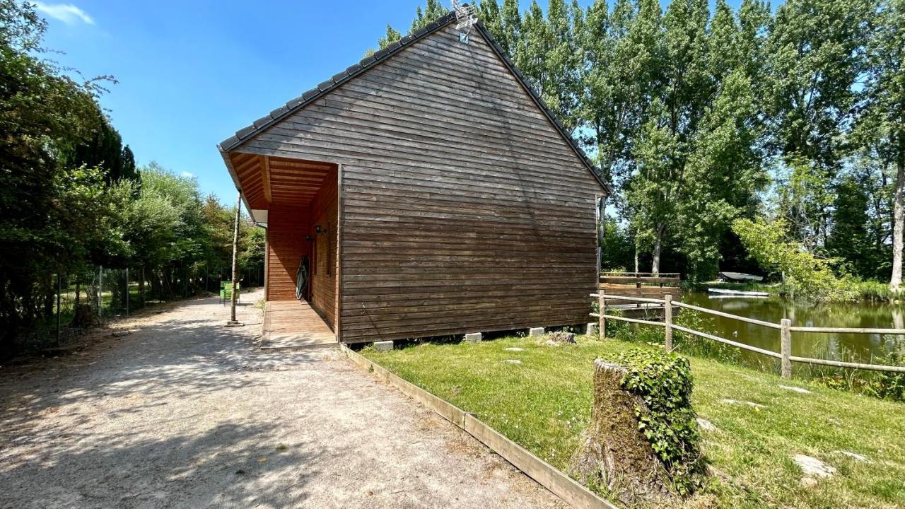 Chalet Avec Terrasse Sur Pilotis Vue Sur L'Etang Rue  Exterior photo